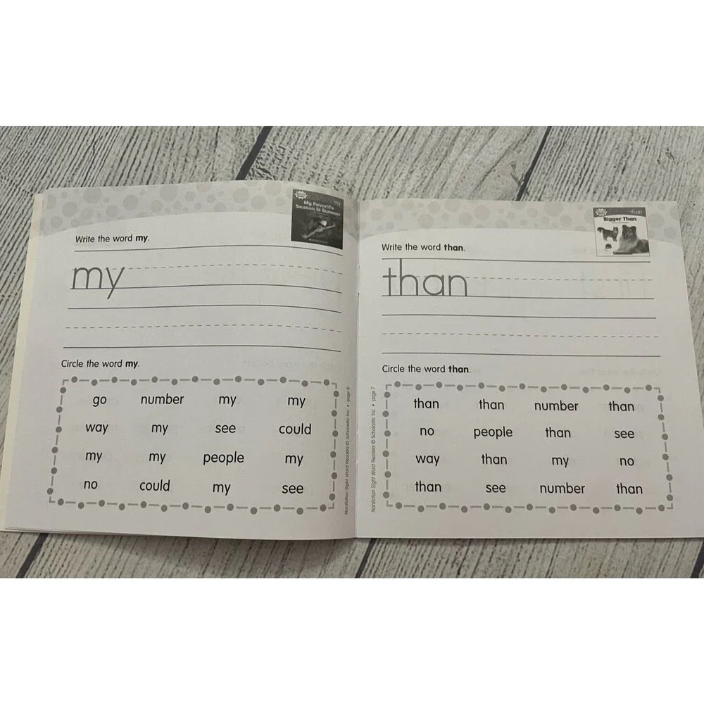 Scholastic Nonfiction Sight Word Readers, Level D, 25 Books